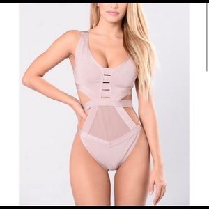FashionNova Lavendar Bandage Monokini